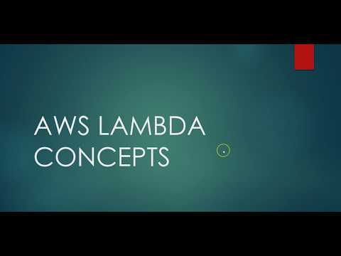 aws lambda concepts