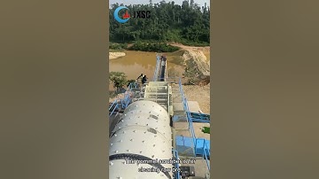 200tph Clay Alluvial Gold Processing Plant in Ghana