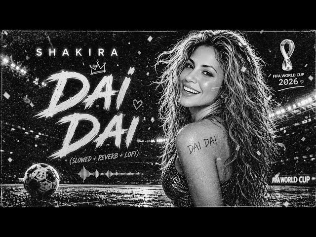 Shakira & Burna Boy – DAI DAI (Slowed + Reverb + Lofi) ⚽ FIFA World Cup 2026 | Relaxing 4K