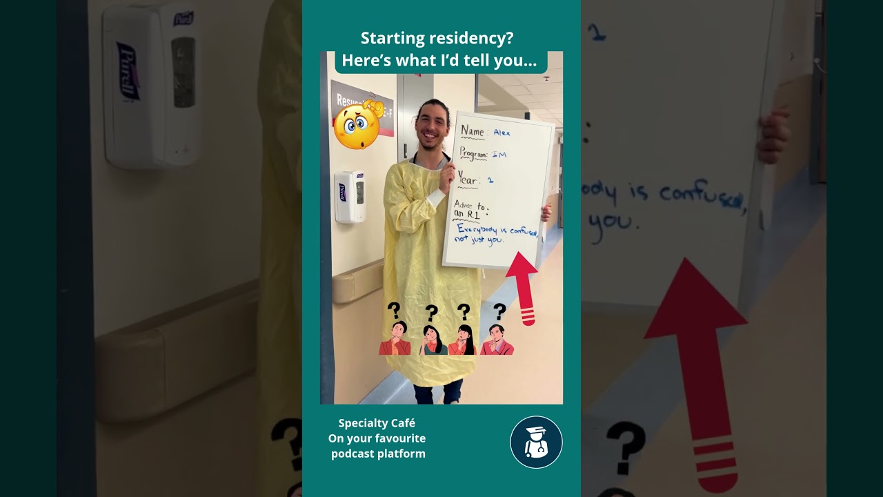 Advice for New Residents: Dr. Alex Czehryn!   