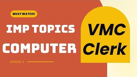 Vmc Computer | Vmc Junior Clerk Computer-2 | સંપૂર્ણ કમ્પ્યૂટર માત્ર એક જ વિડિયોમાં|@SarthiAcademy