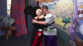 Allison and Mickey Mouse