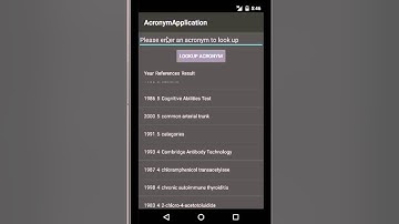 Acronym app