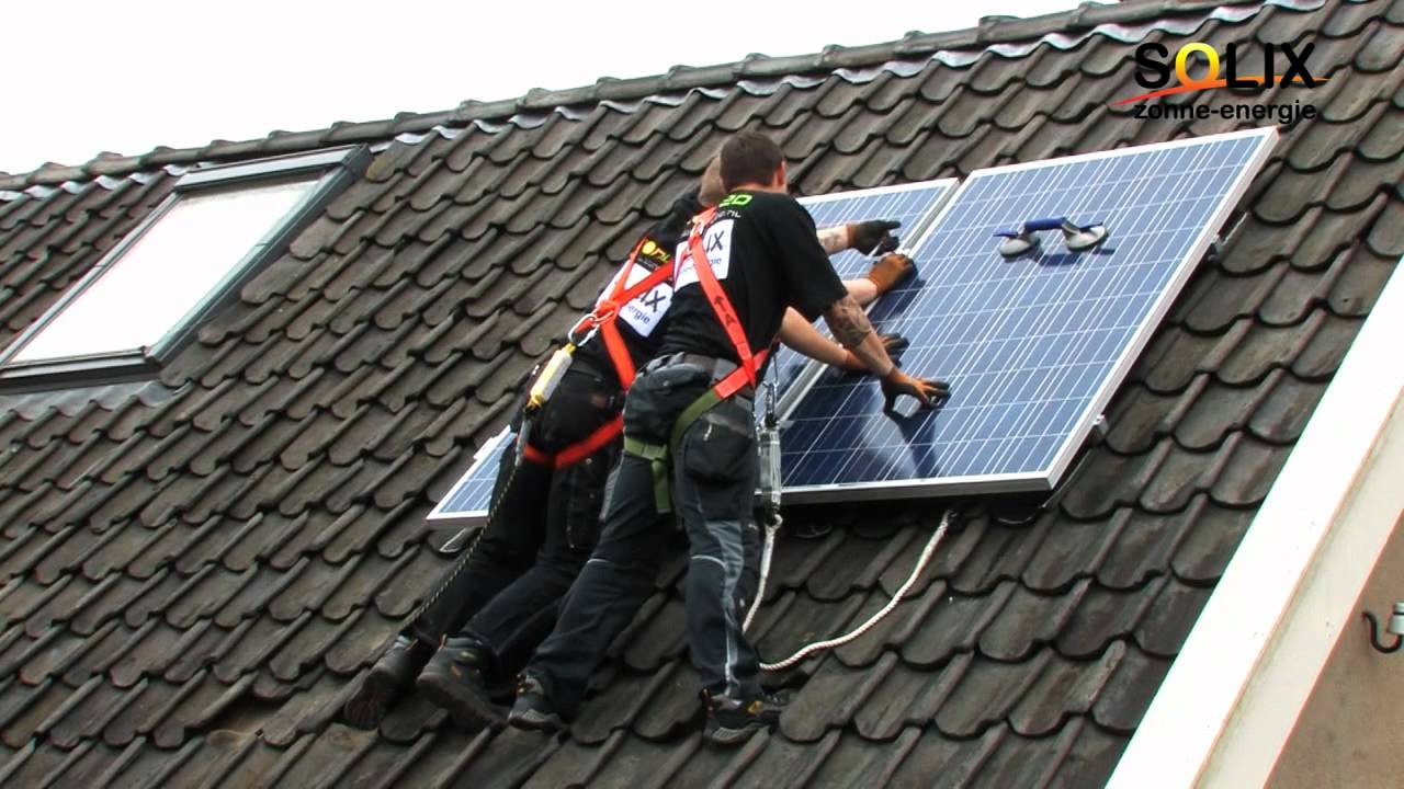 Zonnepanelen Installeren - Stap Voor Stap. - Youtube