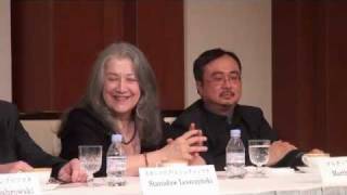 Argerich Interview/whatever at 2010 Chopin Competition, Part 2/2