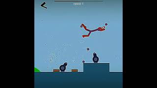 stickman Dismounting Mument gameplay 💀🛐 #stickman #gaming