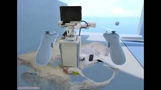 VR Tutorial showing a Gaussian Splatting Pointcloud for a 2D C-arm Machine in Unity