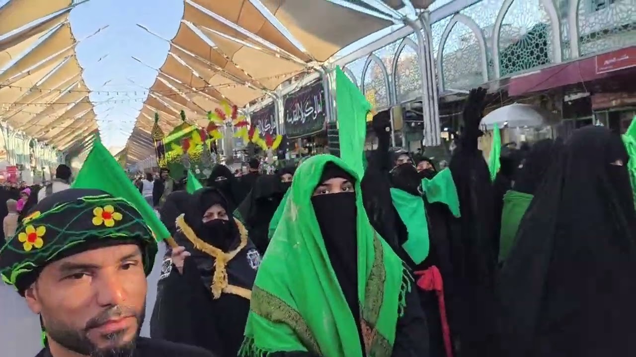 تشيع نعش السيده زينب عليها السلام 