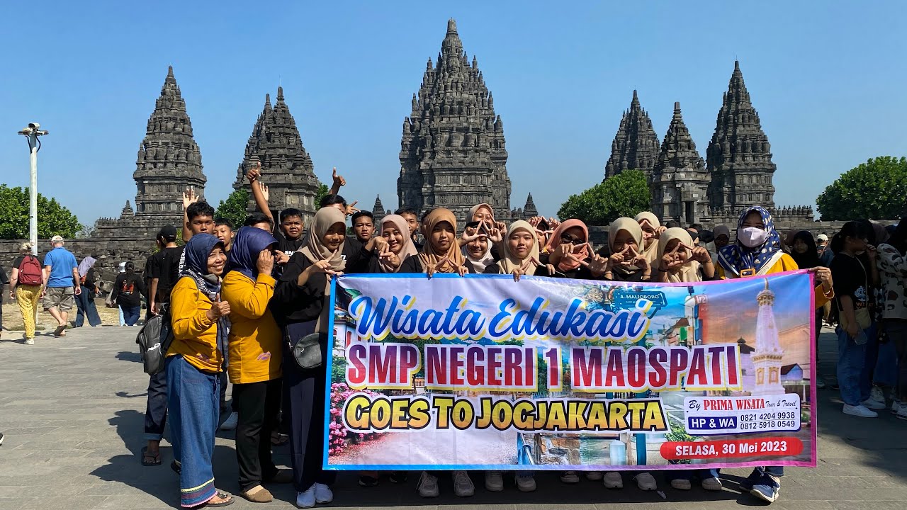 Wisata edukasi SMP Negeri 1 Maospati ke Yogyakarta  30 mei 2023