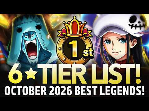 ★6 TIER LIST! Best Legends October 2026! (ONE PIECE Treasure Cruise)