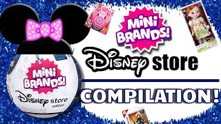 MINI BRANDS DISNEY STORE Complete Collection COMPILATION UNBOXING!!