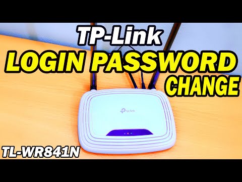 Administrative/Admin/Login Password Change on Tp-Link Router