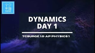 Dynamics Day 1 (Intro to AP Physics 1)