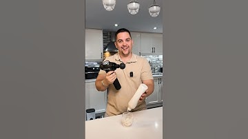 Massage gun hack for emptying out bottles #lifehacks #viralhacks #diyhacks