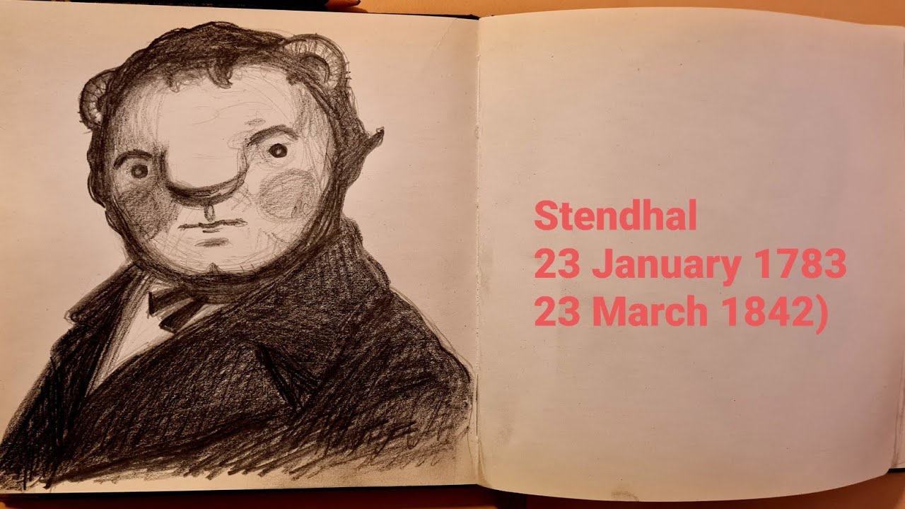 Happy Brithday Stendhal(bear version) pencil drawing