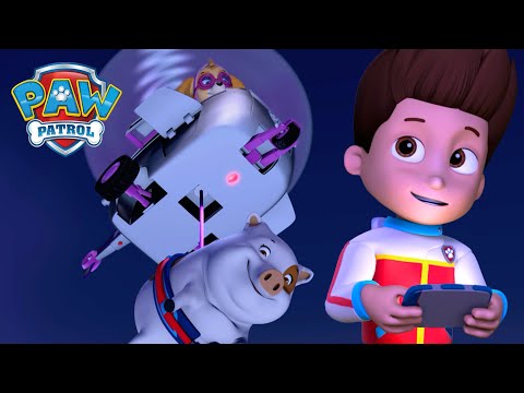 SKYE SAVES FARMER AL'S PIG FROM A SCARY STORM! - PAW PATROL UK