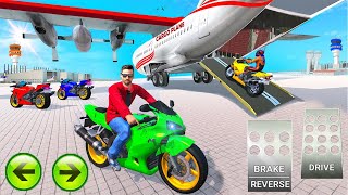 Airplane Bike Transport Truck - Bike Driving Games 2022 - Best Android Gameplay screenshot 2