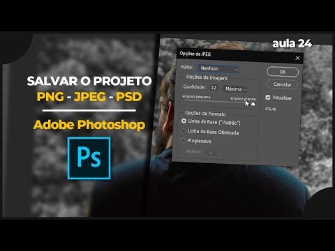Vídeo: Você pode usar JPEG no Photoshop?