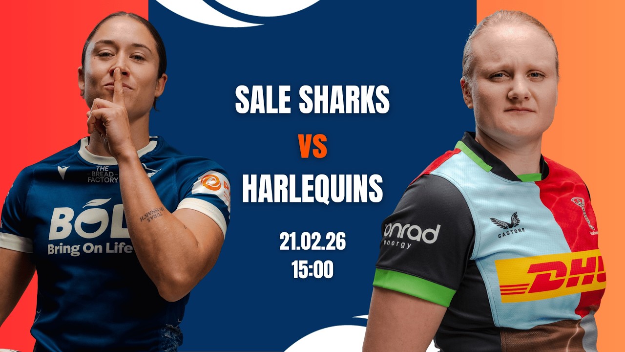 LIVE Premiership Women's Rugby | Sale Sharks vs Harlequins