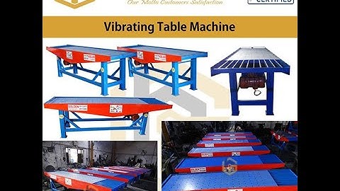 Vibrating Table Machine | Paver Block Vibrating Table | Interlocking Tiles Making Machine
