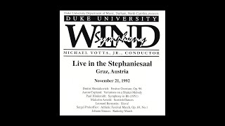 VARIATIONS ON A SHAKER MELODY (Aaron Copland) - Duke University Wind Symphony (1992)