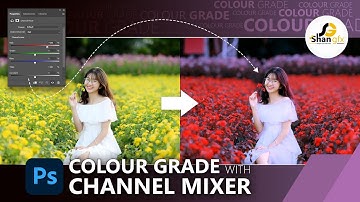 color grading in photoshop 2022 | color grading in photoshop tutorial | channel mixer photoshop