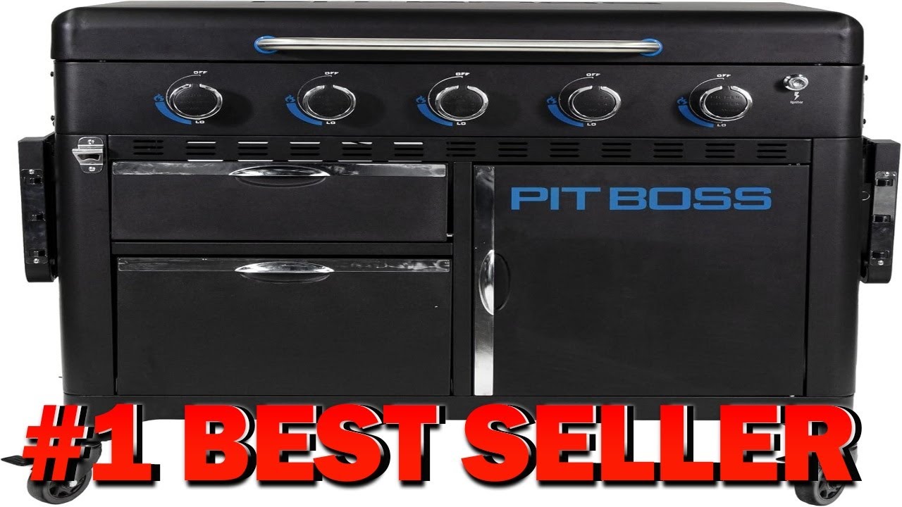 Pit Boss PB5BGD2 Gas Griddle 5 Burner Black - B09G8J72G3