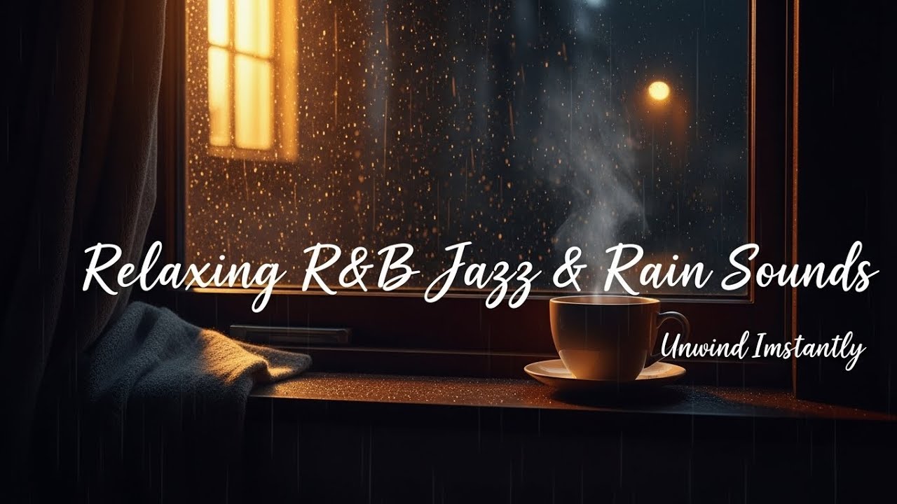 Rainy Mood with Smooth R&B Jazz – Peaceful Melodies for Deep Sleep and Calm Reading