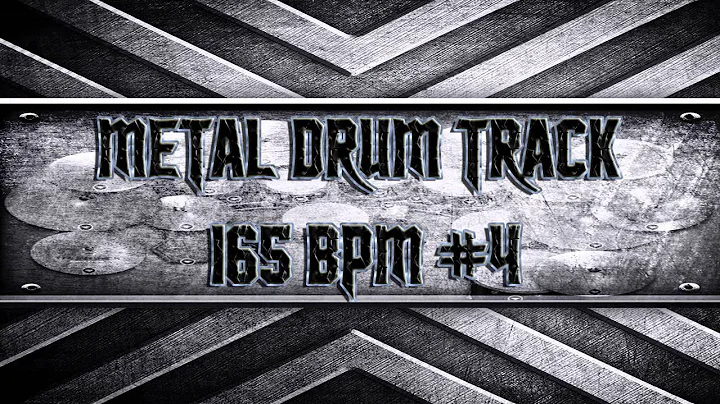 Metal Drum Track 165 BPM #4 (HQ,HD)