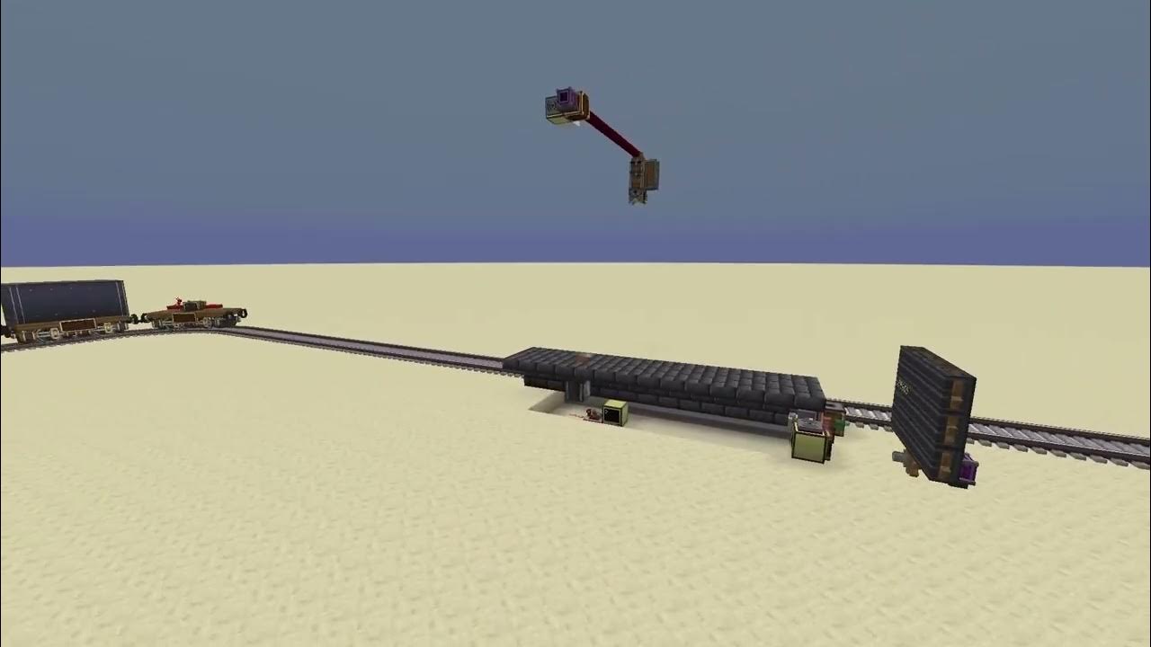 Create Mod + Computercraft Train Loading/Unloading PoC - YouTube