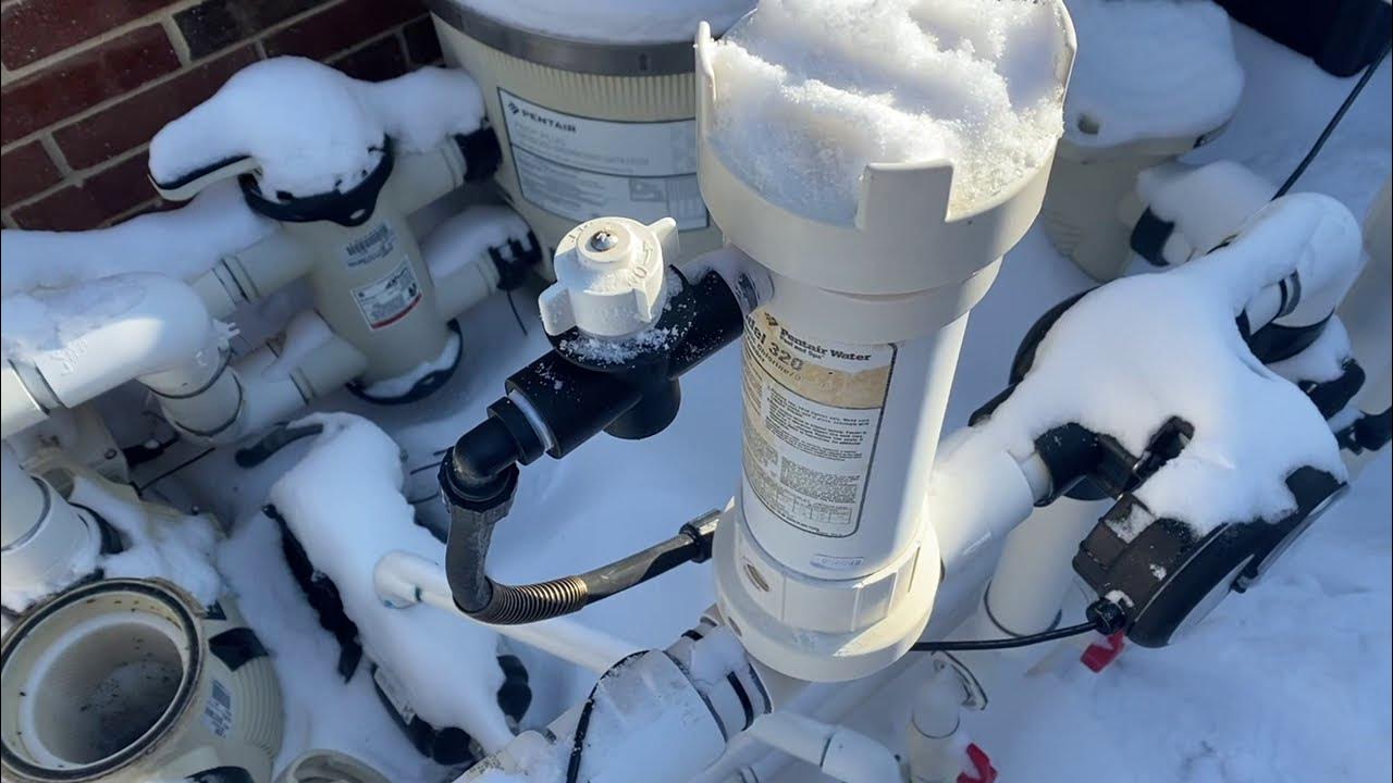 How to drain pool equipment YouTube