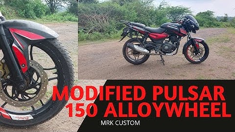 pulsar 150 modified // How to install pulsar ns 200 alloyweheel in pulsar 150