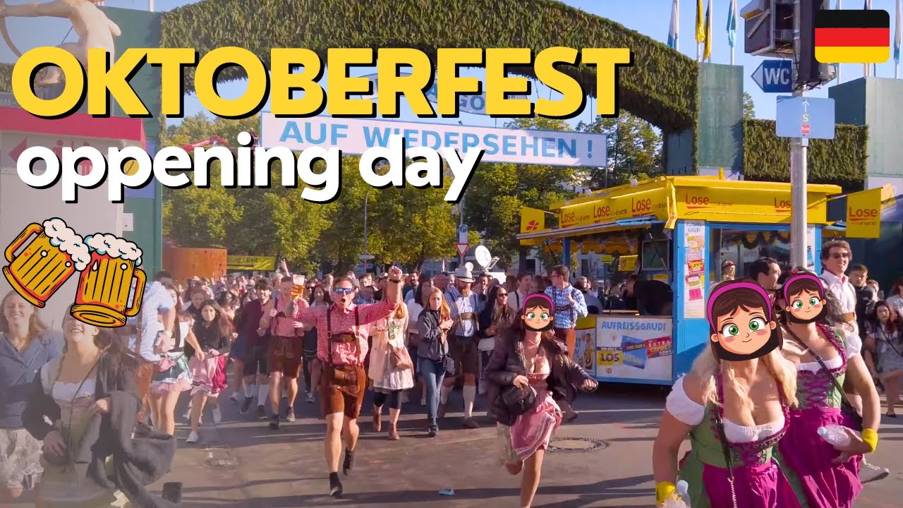 Oktoberfest opening day - Travel video Germany [4K]