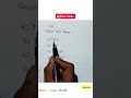 Reasoning short tricks | reasoning tricks | buddhimatta tricks | easy reasoning tricks #shorts
