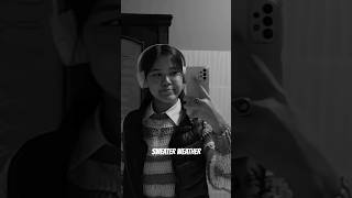 🤍 #sweaterweather #sweater #cover #song