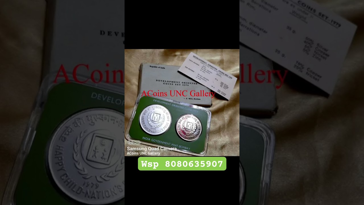 UNC Set of Happy Child Nation's Pride of Bombay Mint of 1979.