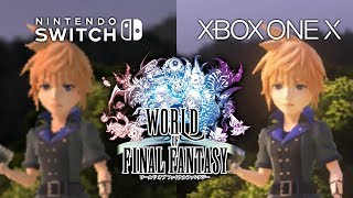 World Of Final Fantasy Switch Xbox One X Ps4 Pro Ps Vita Comparison Youtube
