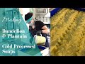 Making Dandelion, Plantain & Citronella Cold Processed Soap | With Oil Infusions