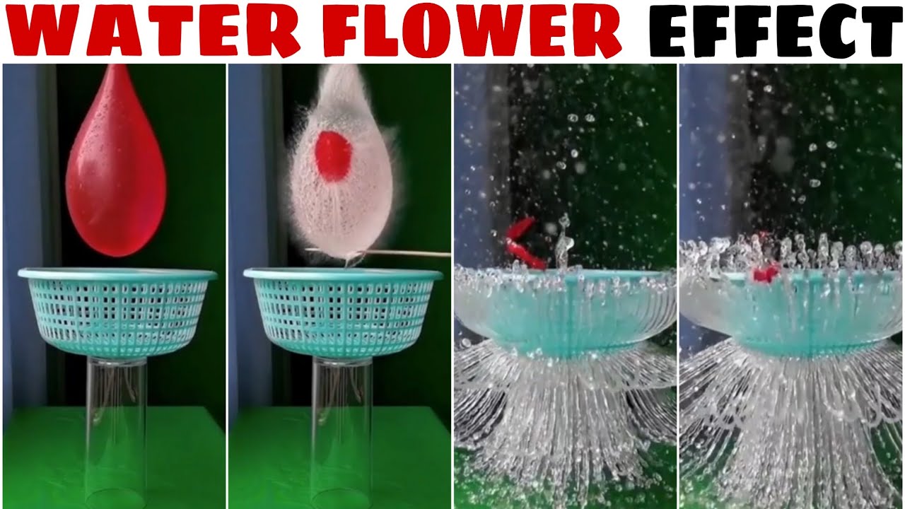 Creating Water Flower Effect Enjoy The Cool Dose 💞 D14 YouTube