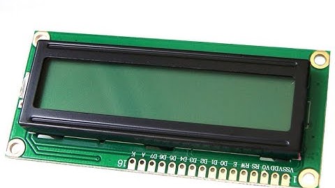 Microcontroladores - Uso de pantalla LCD