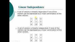 Introduction to Linear Algebra (with MATLAB) - 2