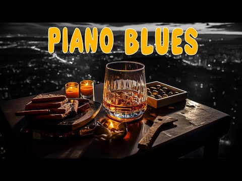 Piano Blues - Dive into Relaxing Bourbon Blues with Electric Guitar | Soothing Workday Vibes