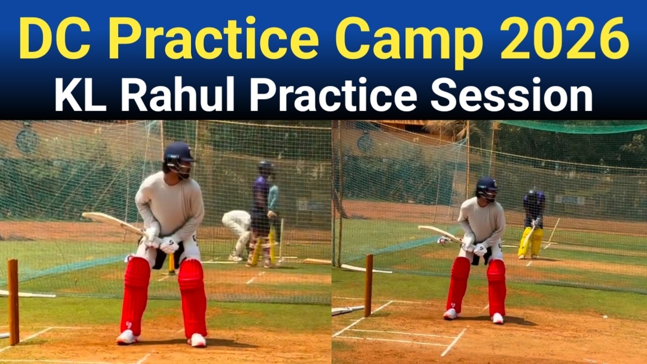 Ipl Practice Session KL Rahul Practice Session For IPL 2026 | Delhi Capitals Practice ...