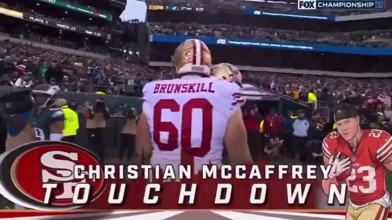 Christian McCaffrey runs in 23-yard touchdown, 49ers and Eagles ...
