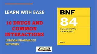 COMMON DRUG INTERACTIONS - Learn with ease