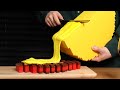 MELTED LEGO CHEESE and STEAK / Lego in real life - Stop Motion Cooking ＆ ASMR