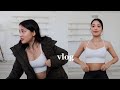 vlog | workout clothing haul, my love language, chit chat, mini photoshoots