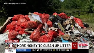 More money to clean up litter
