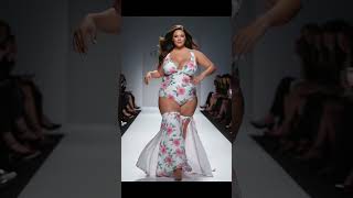 عرض أزياء جريء ومميز ❤️ #fashion #funny #plussize #model #beautiful #curvy #dress #love