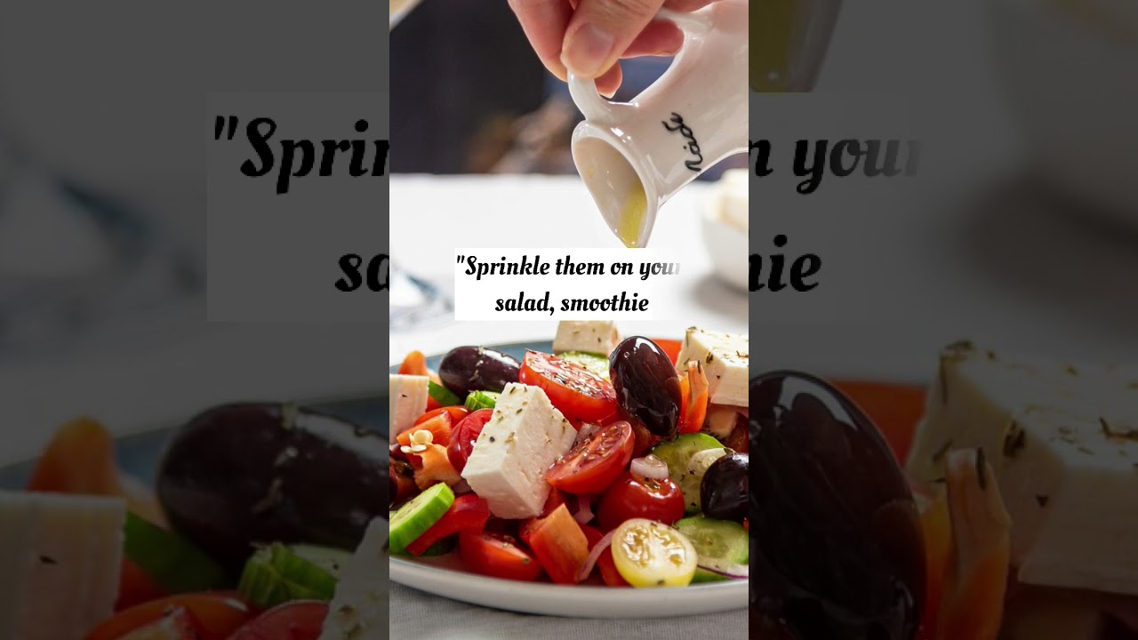 One Spoon of Flaxseeds a Day for Heart Health ❤️ 